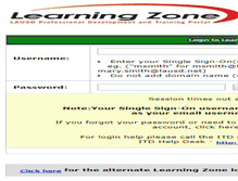 Tablet Screenshot of lz.lausd.net