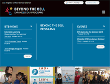 Tablet Screenshot of btb.lausd.net